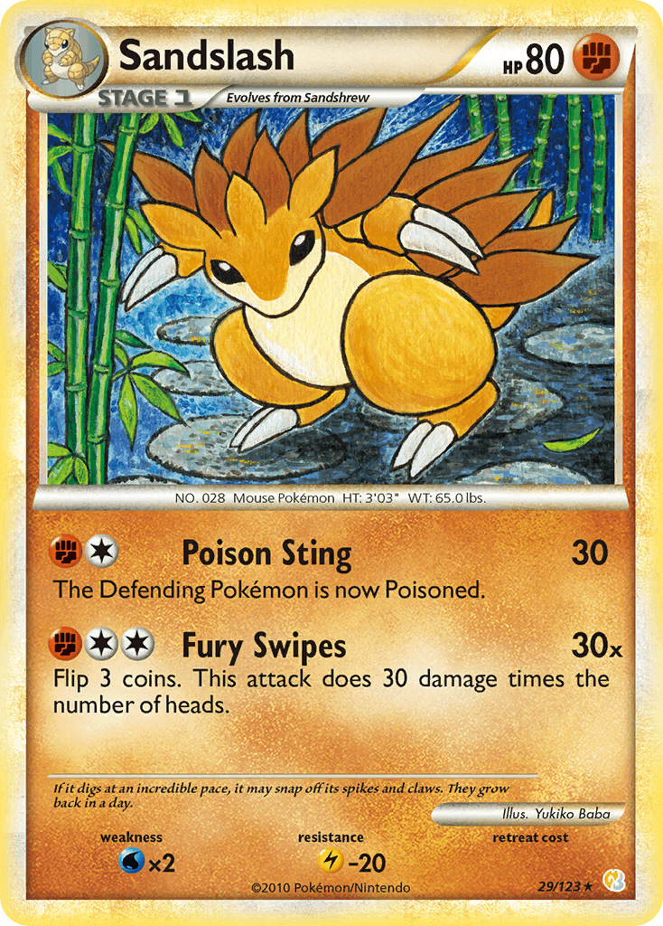 Sandslash from HeartGold & SoulSilver