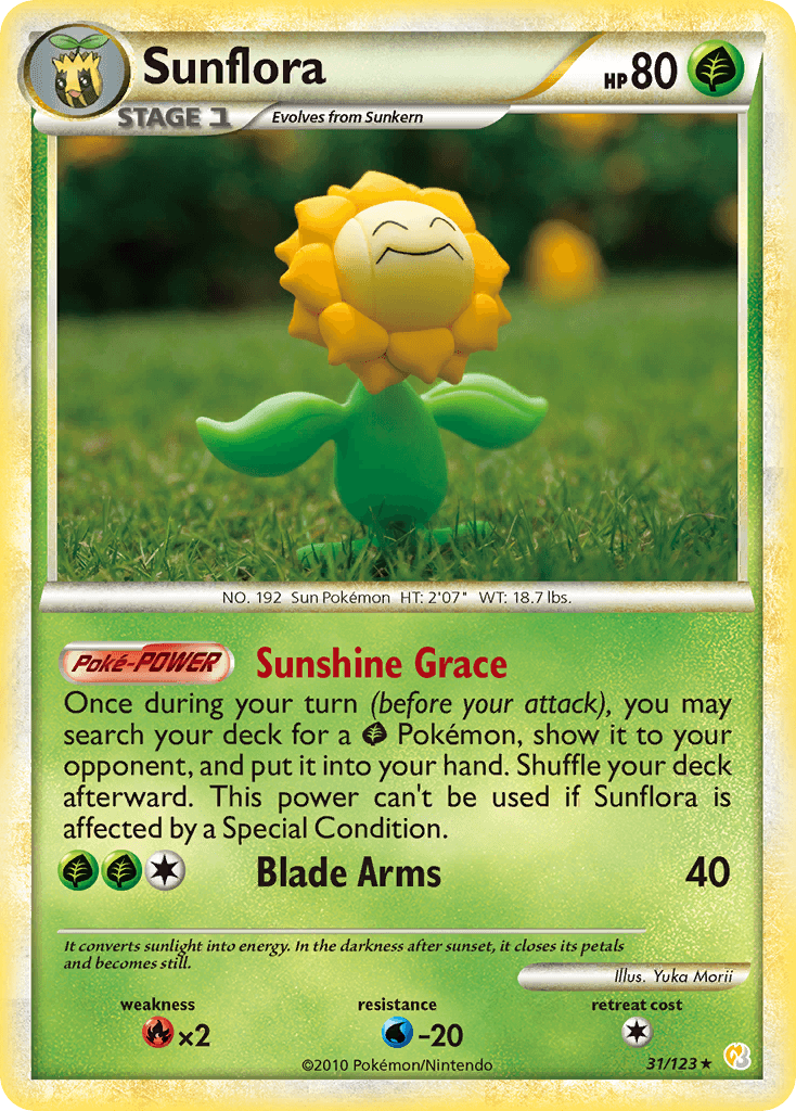 Sunflora from HeartGold & SoulSilver
