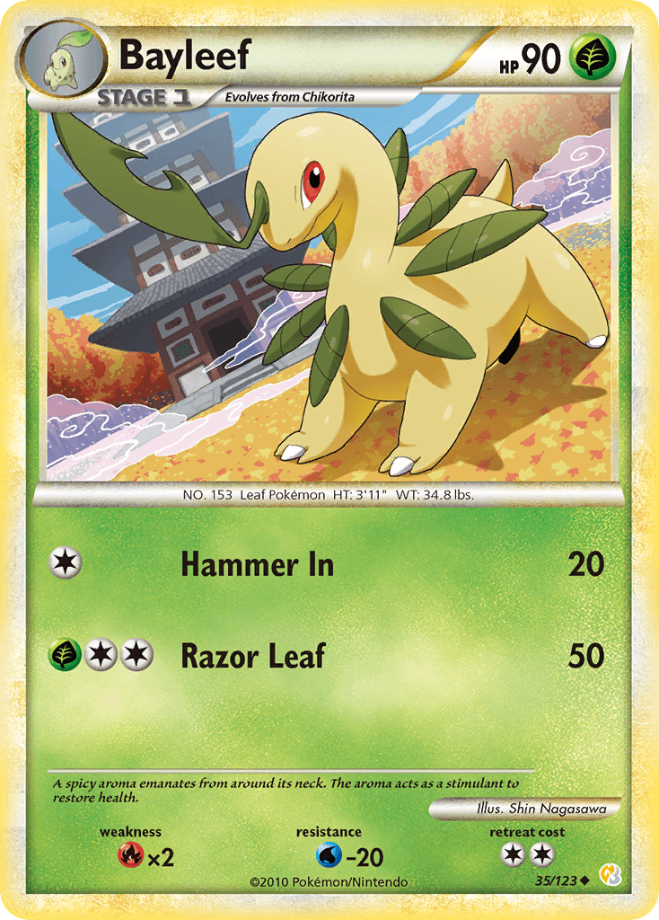 Bayleef from HeartGold & SoulSilver