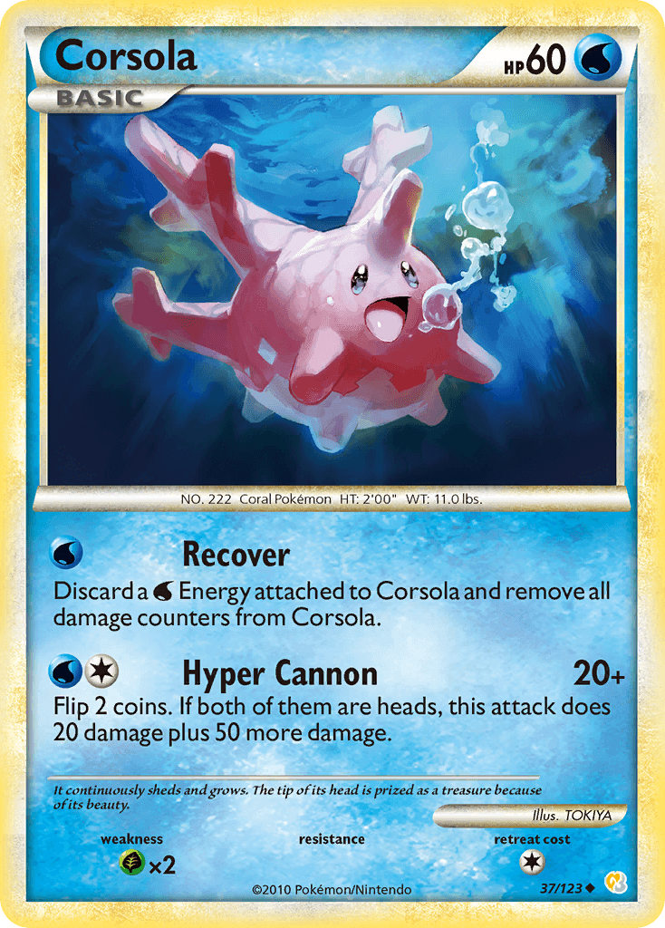 Corsola from HeartGold & SoulSilver