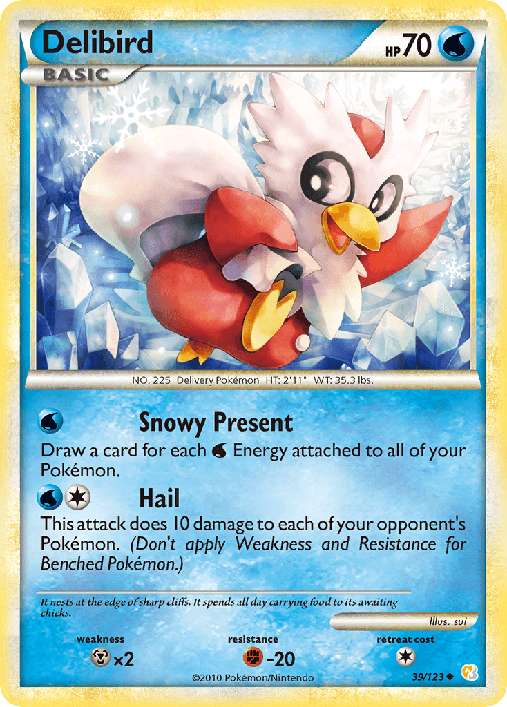 Delibird from HeartGold & SoulSilver