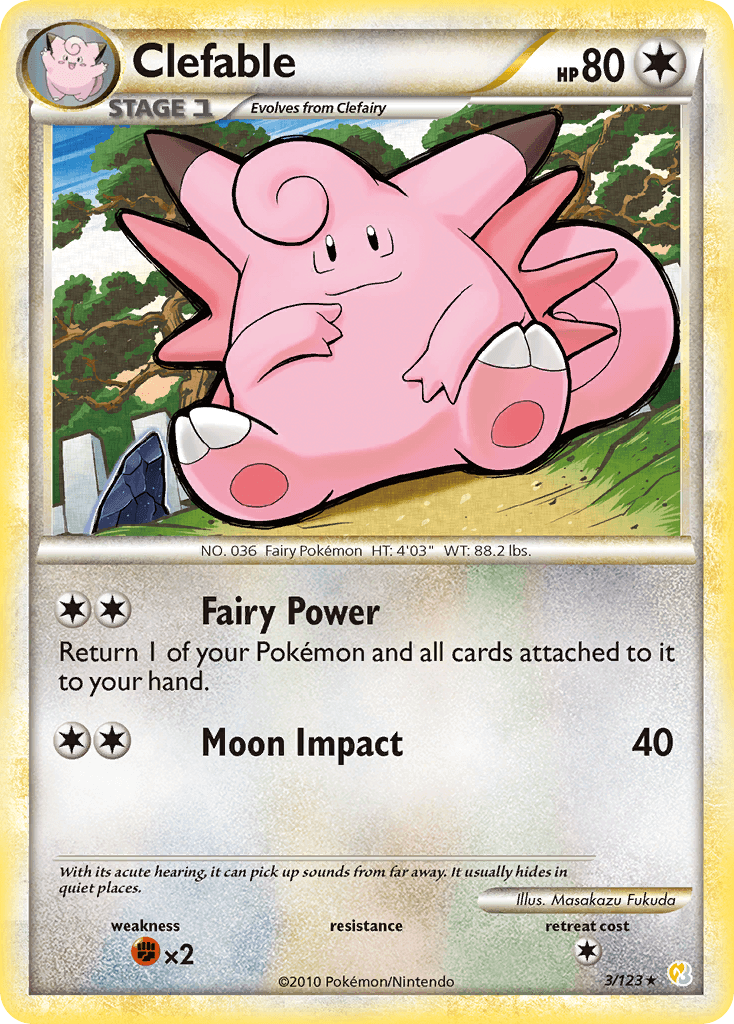 Clefable from HeartGold & SoulSilver