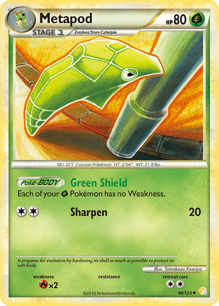 Metapod from HeartGold & SoulSilver