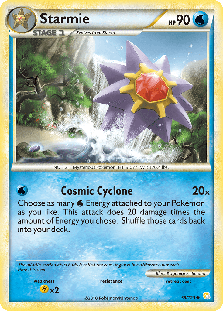 Starmie from HeartGold & SoulSilver
