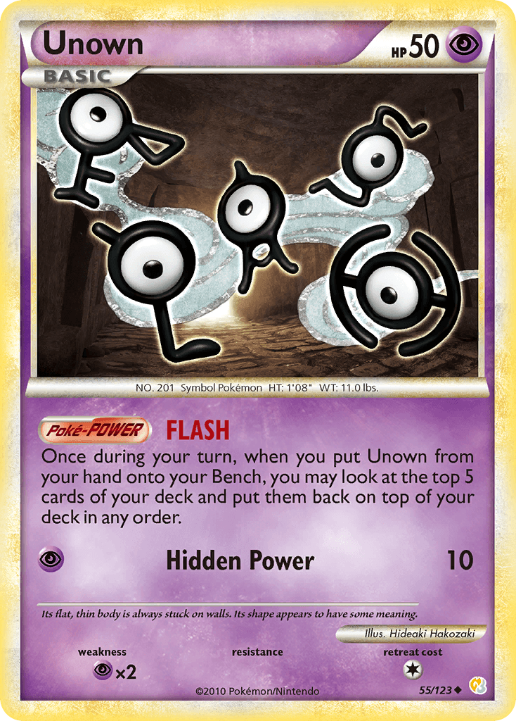 Unown from HeartGold & SoulSilver