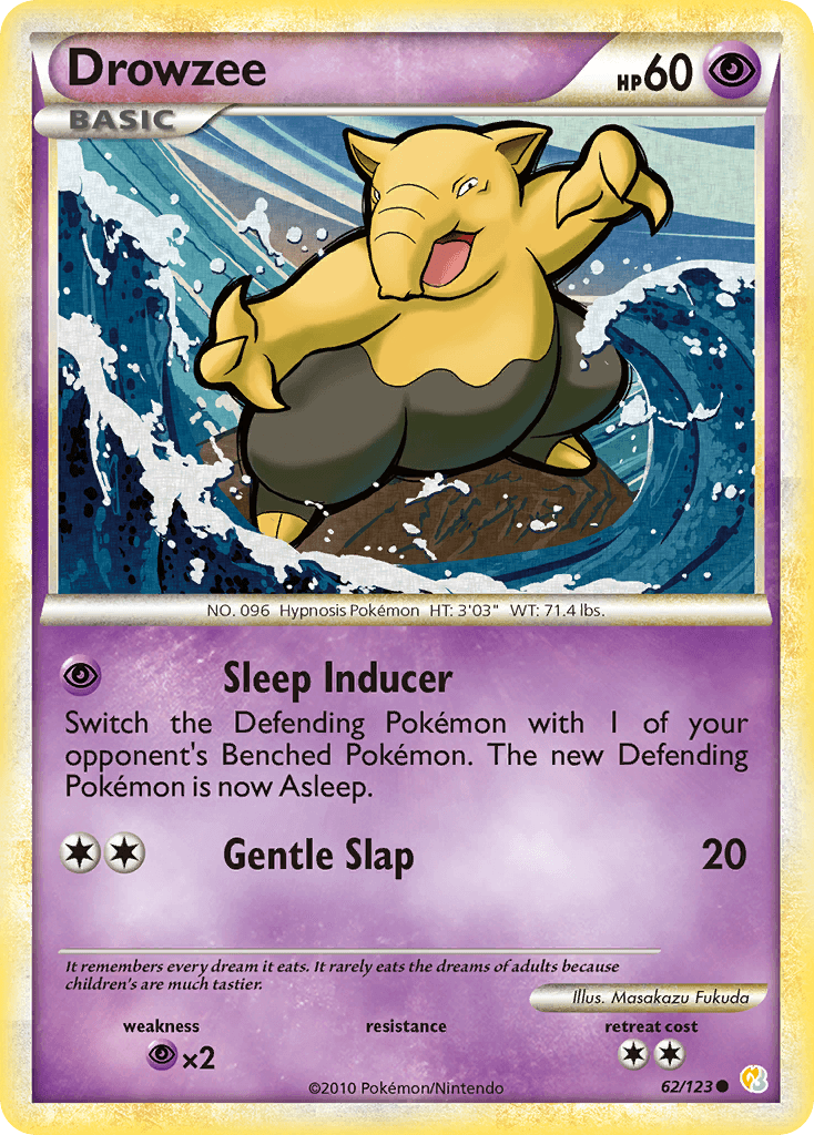 Drowzee from HeartGold & SoulSilver