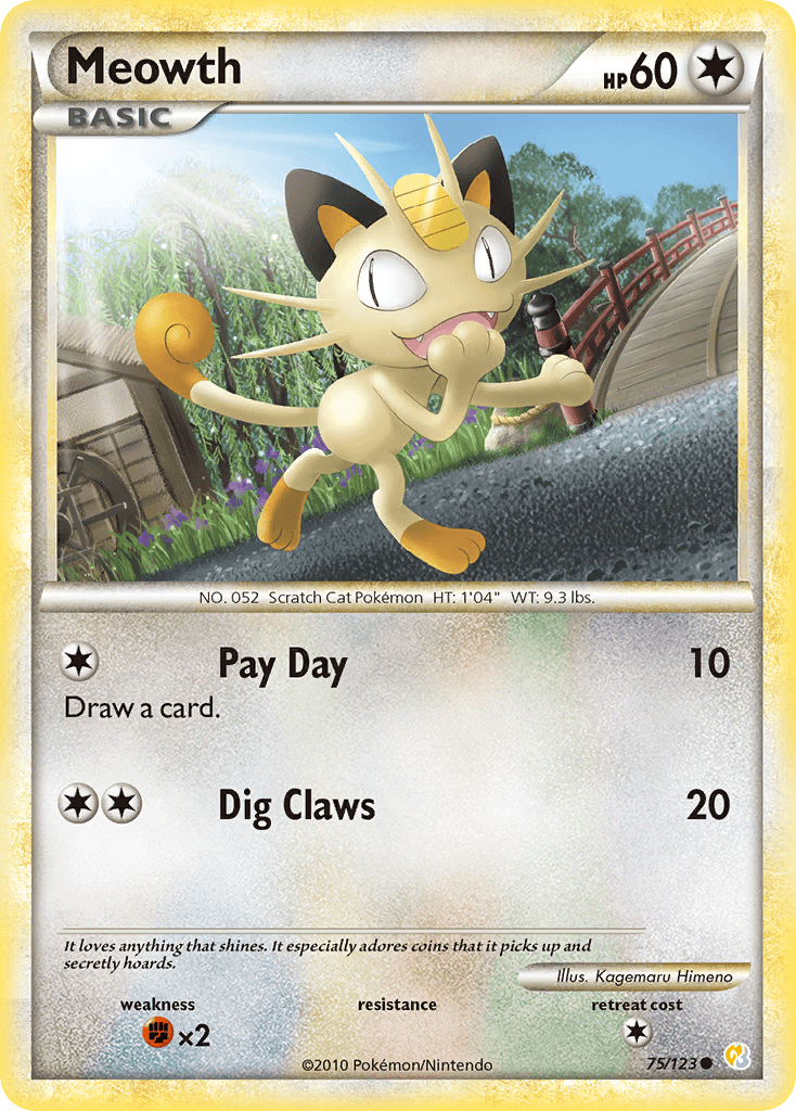 Meowth from HeartGold & SoulSilver