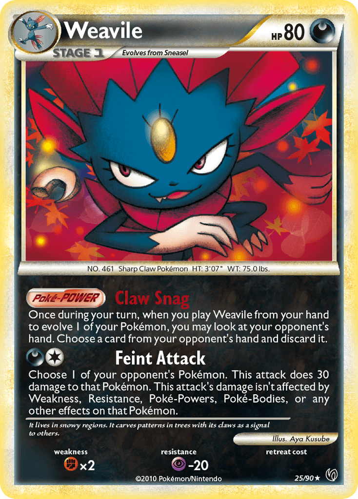Weavile from HS—Undaunted