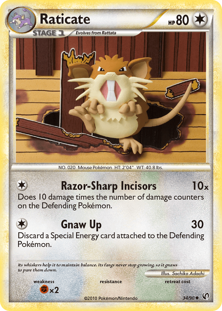 Raticate from HS—Undaunted
