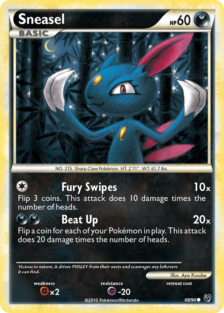Sneasel from HS—Undaunted