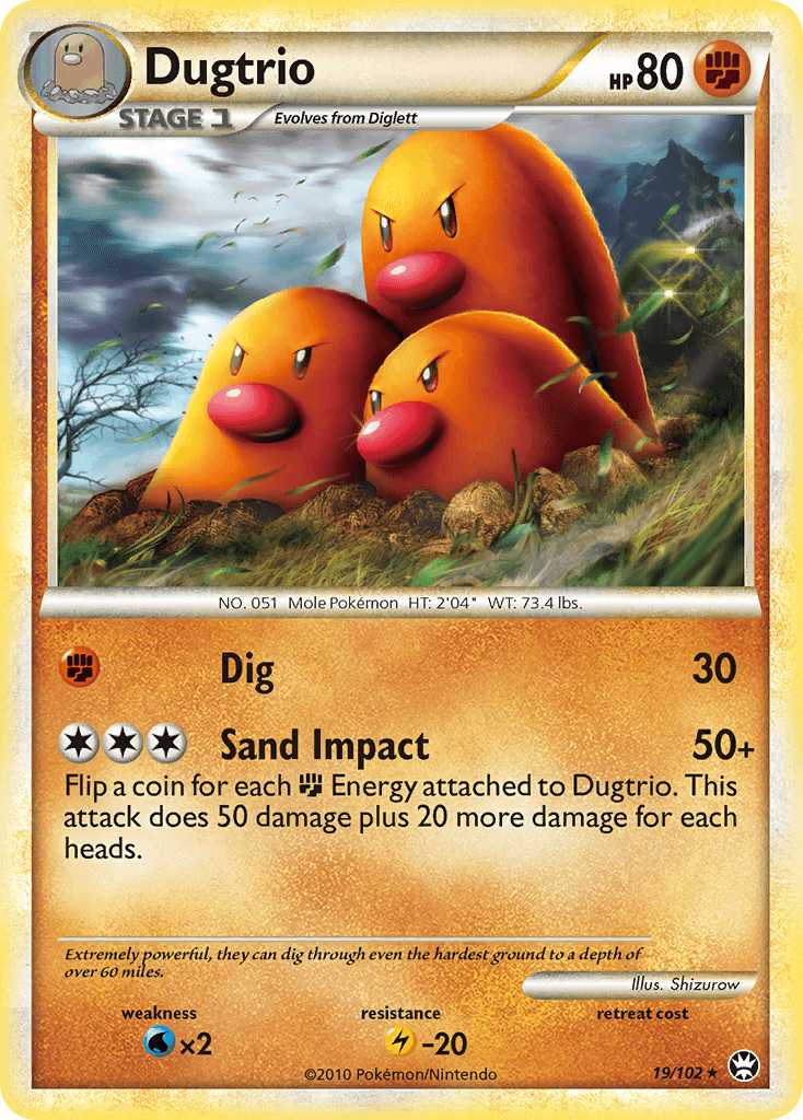 Dugtrio from HS—Triumphant