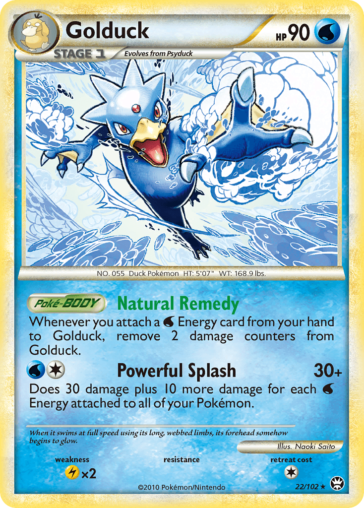 Golduck from HS—Triumphant