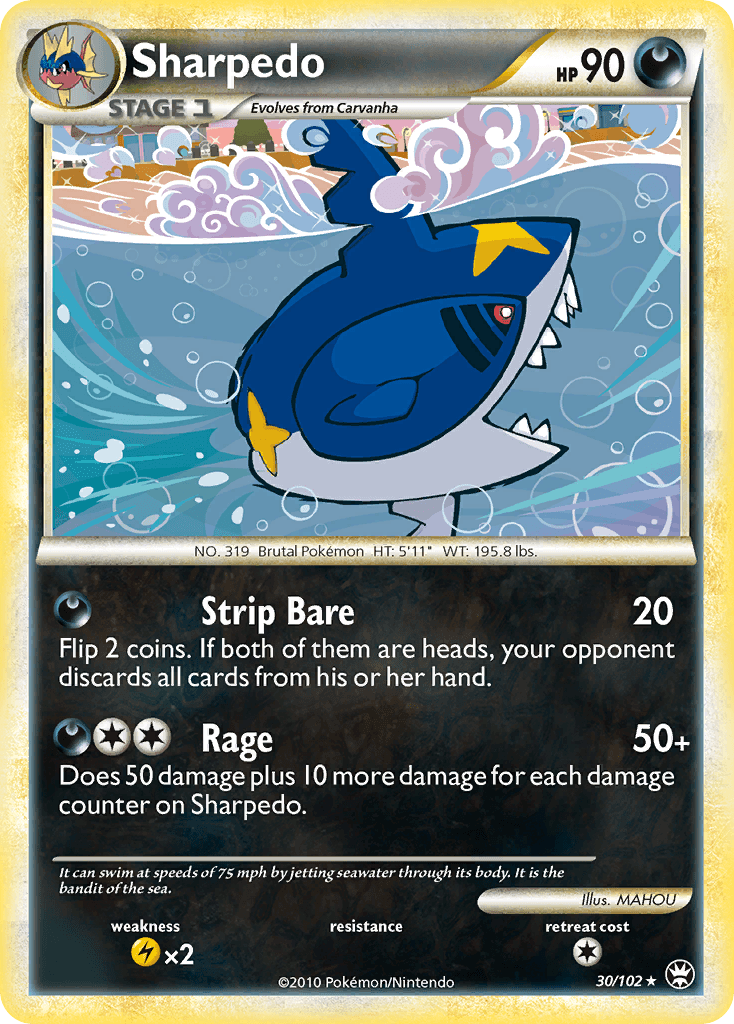 Sharpedo from HS—Triumphant