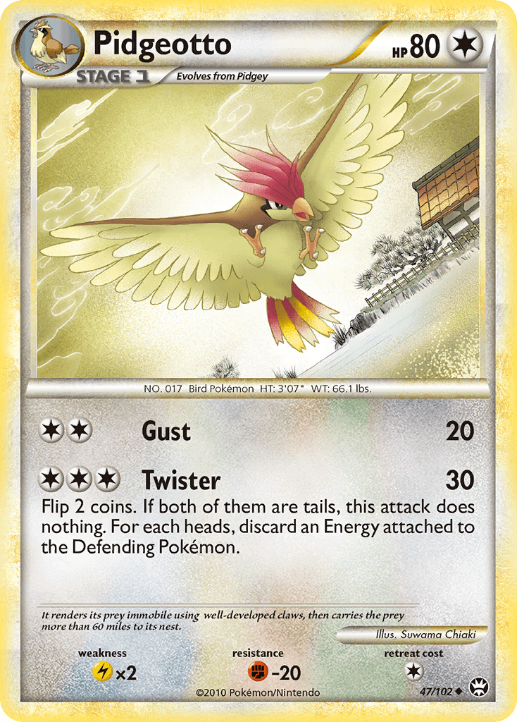 Pidgeotto from HS—Triumphant