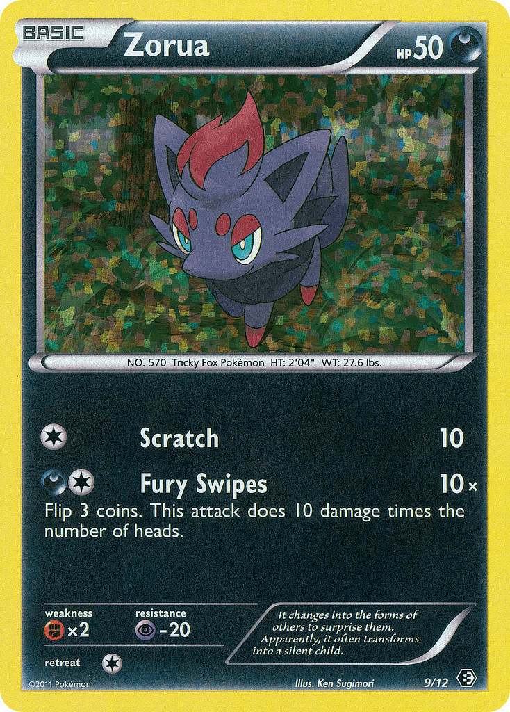 Zorua from McDonald's Collection 2011
