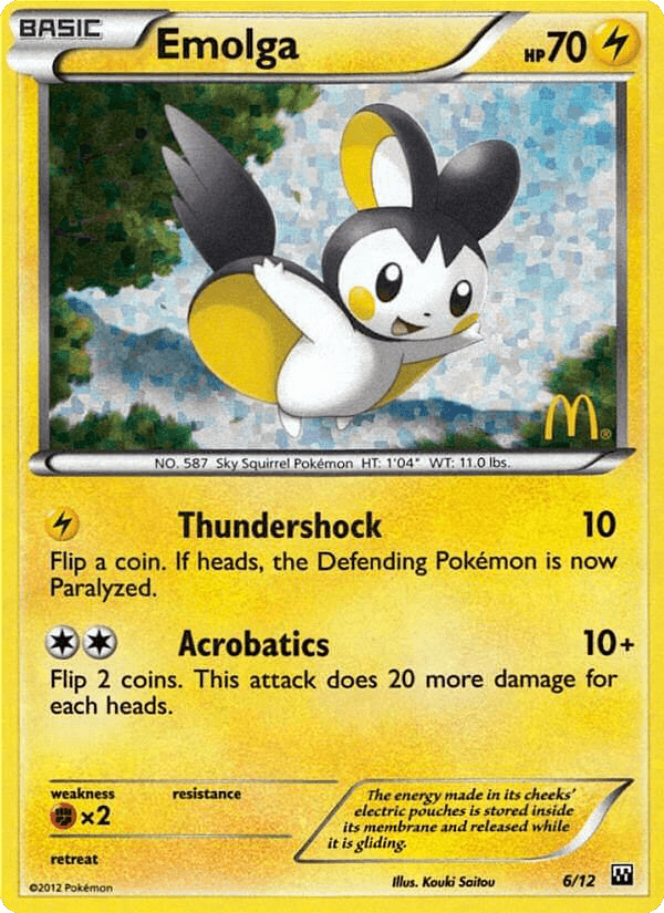 Emolga from McDonald's Collection 2012