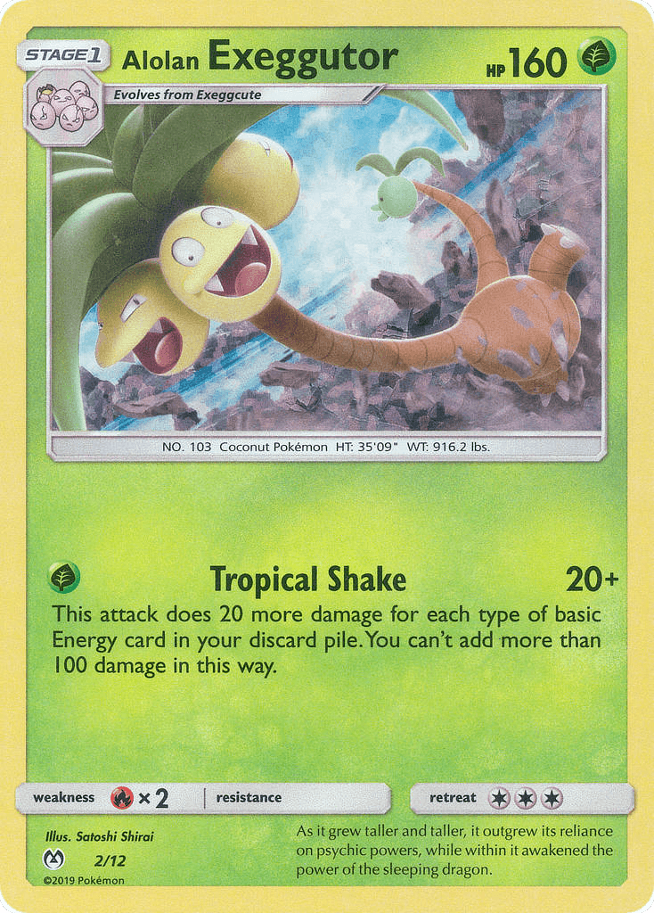 Alolan Exeggutor from McDonald's Collection 2019