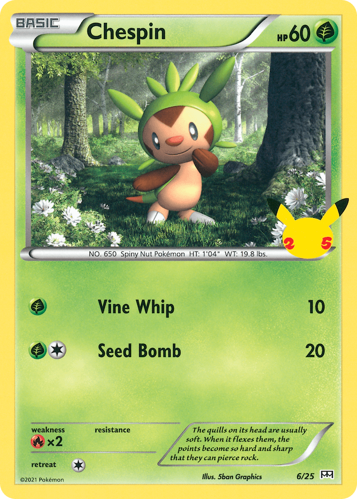 Chespin from McDonald's Collection 2021
