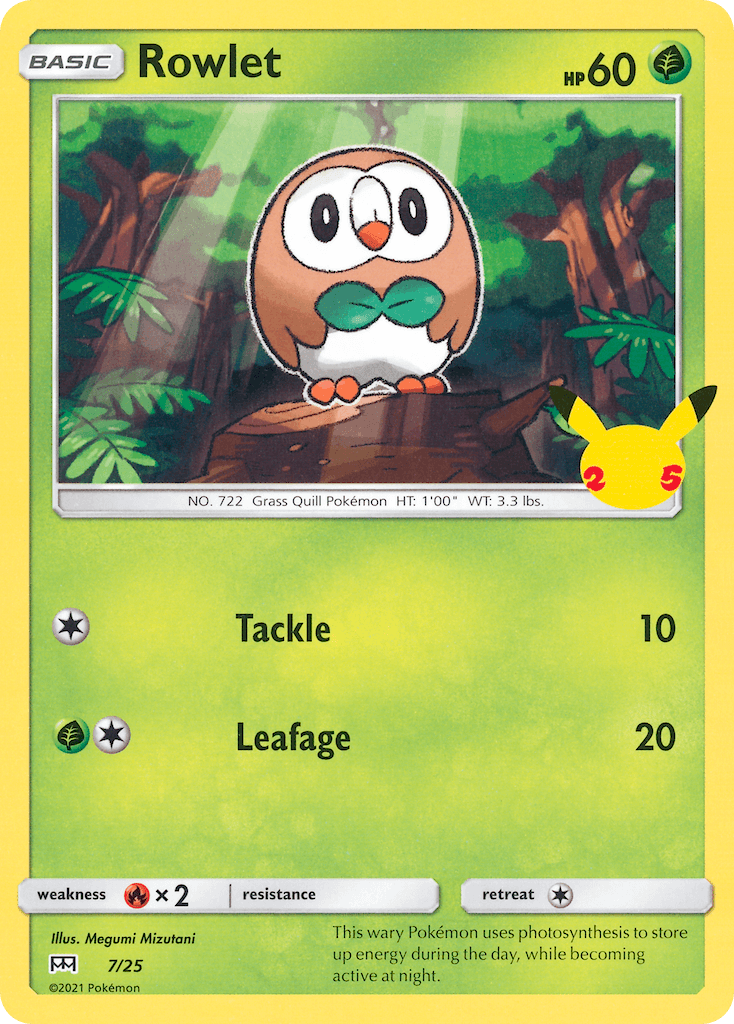 Rowlet from McDonald's Collection 2021