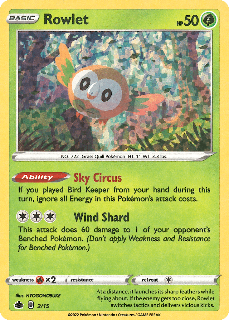Rowlet from McDonald's Collection 2022