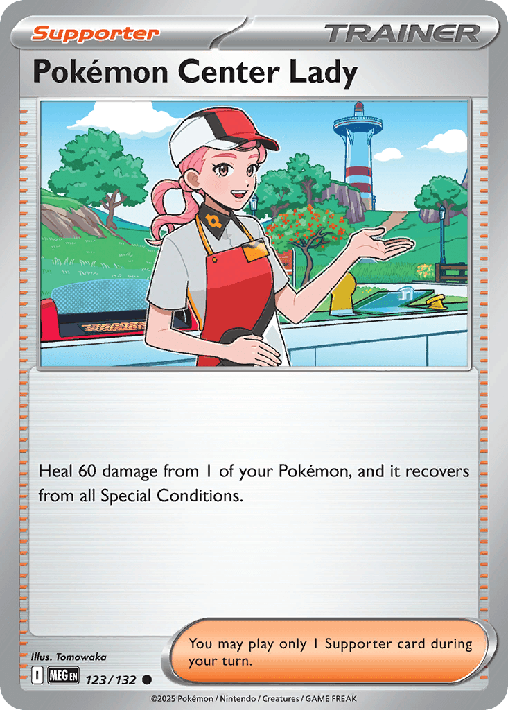 Pokémon Center Lady from Mega Evolution