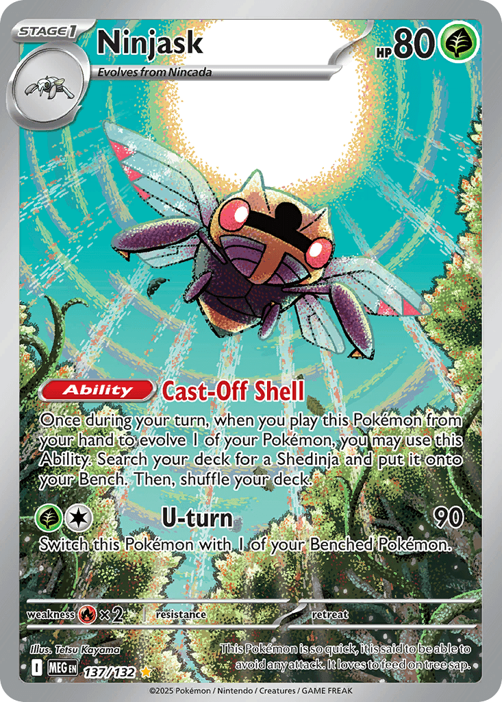 Ninjask from Mega Evolution
