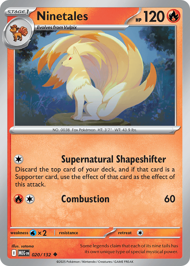 Ninetales from Mega Evolution