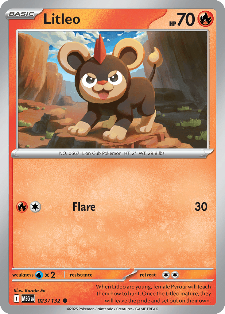 Litleo from Mega Evolution