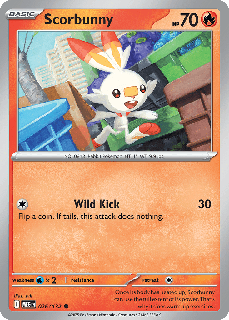 Scorbunny from Mega Evolution