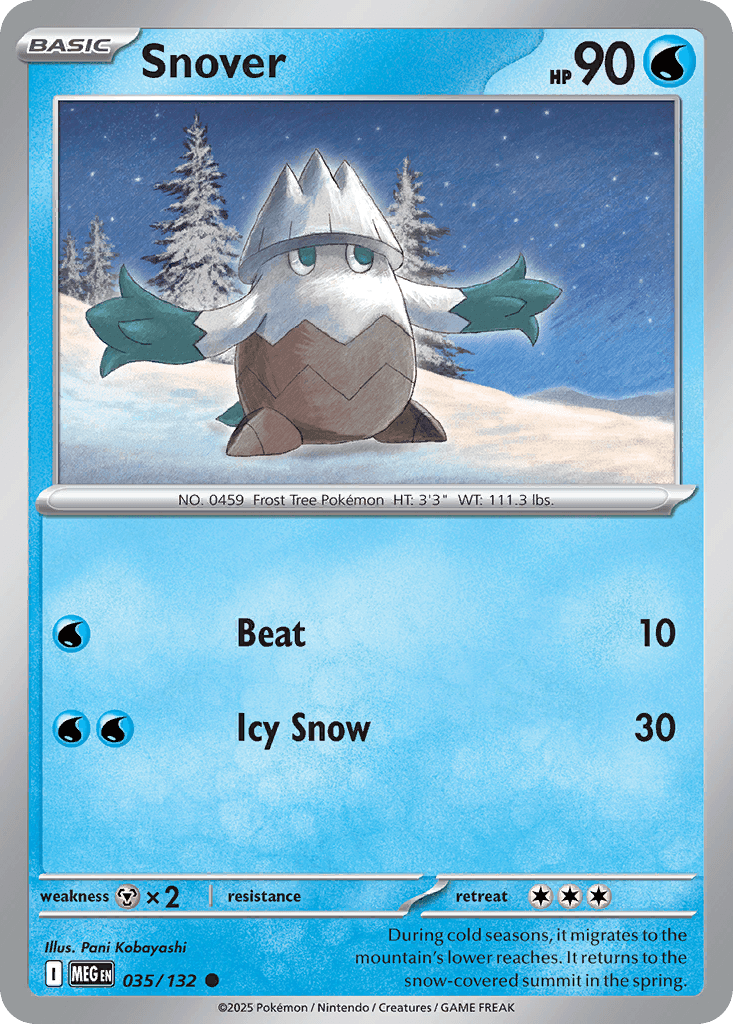 Snover from Mega Evolution