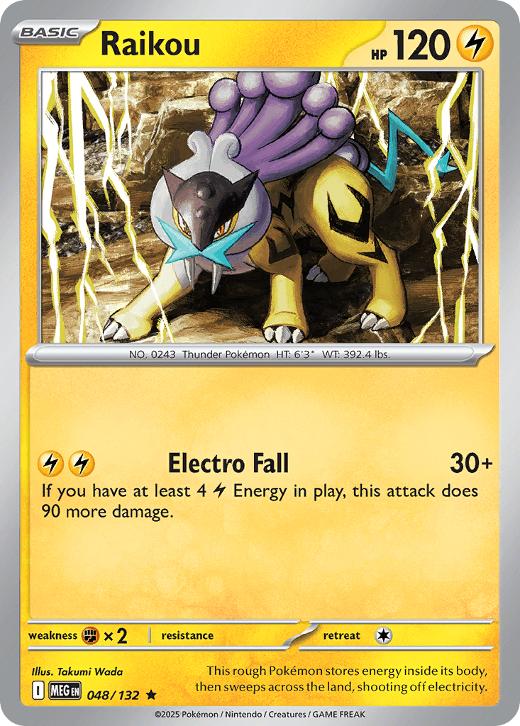 Raikou from Mega Evolution
