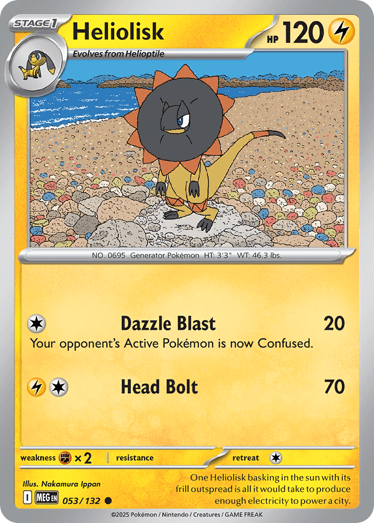 Heliolisk from Mega Evolution