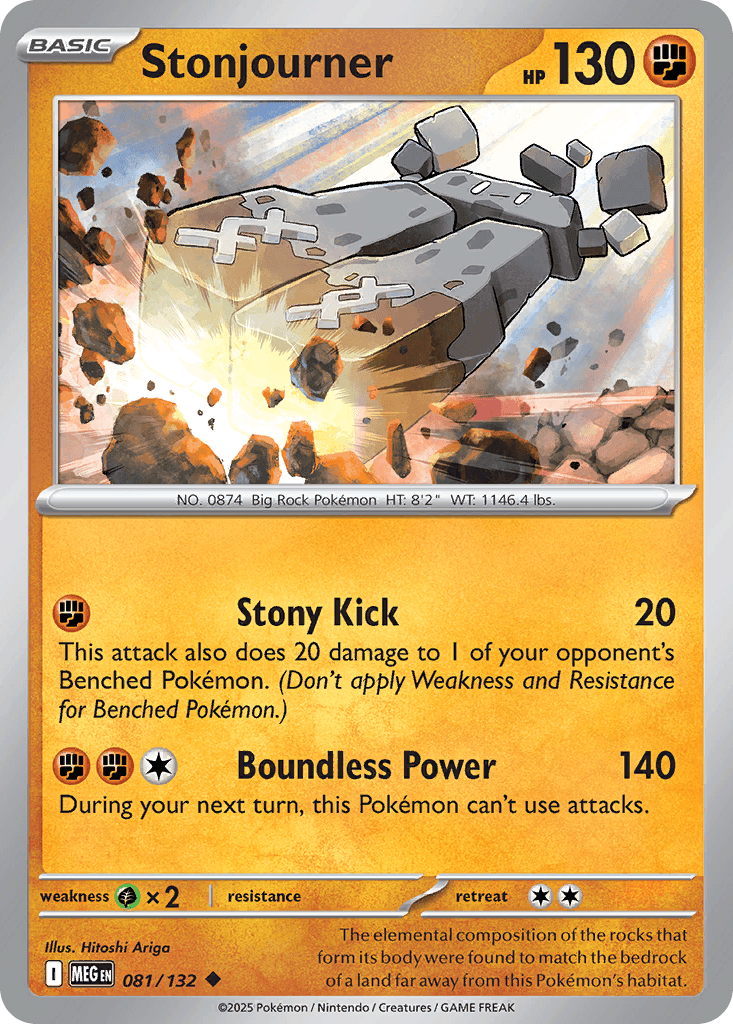 Stonjourner from Mega Evolution
