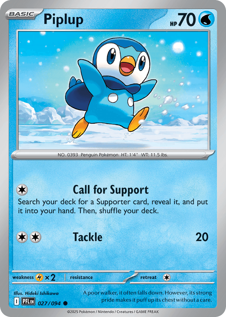 Piplup from Phantasmal Flames