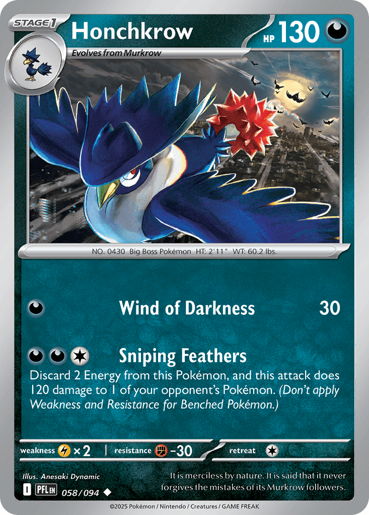 Honchkrow from Phantasmal Flames