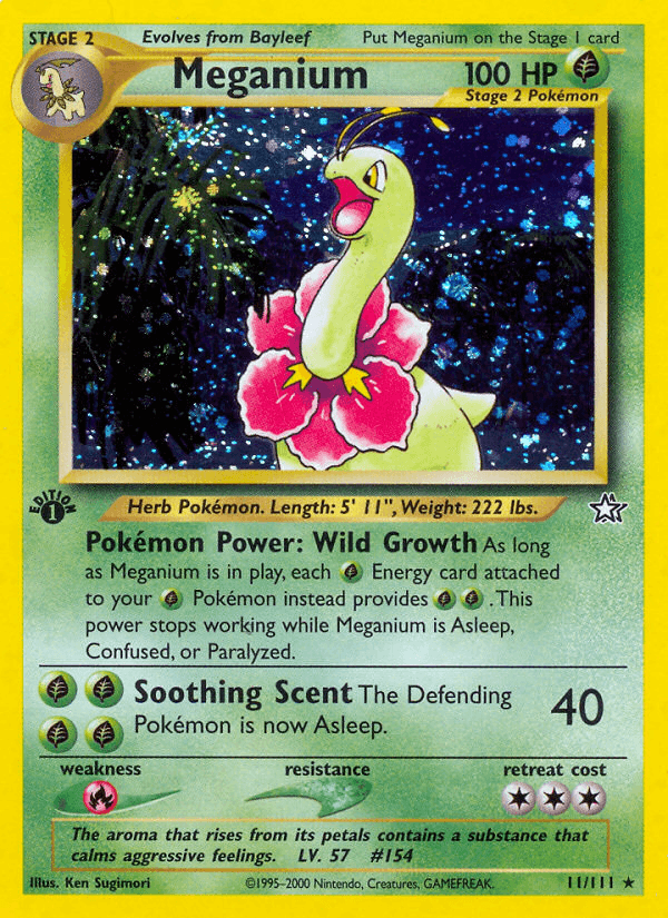 Meganium from Neo Genesis