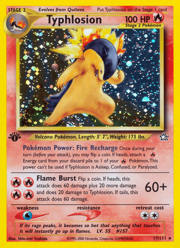 Typhlosion from Neo Genesis