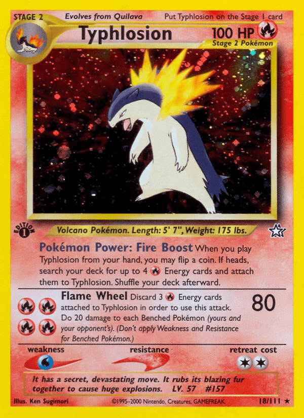 Typhlosion from Neo Genesis