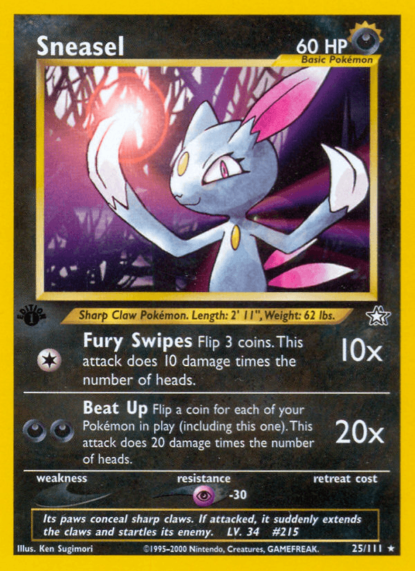 Sneasel from Neo Genesis