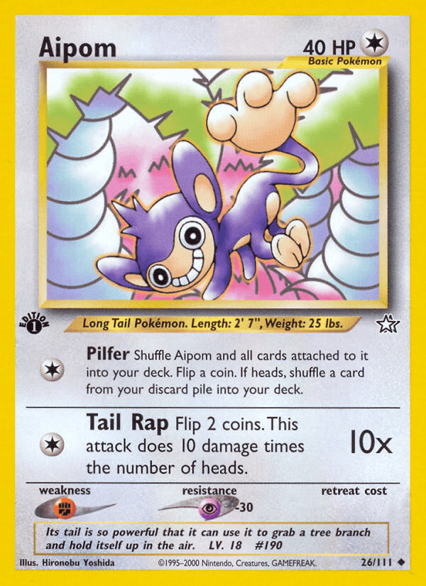 Aipom from Neo Genesis