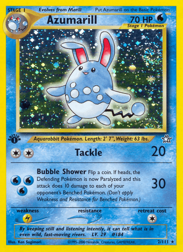 Azumarill from Neo Genesis