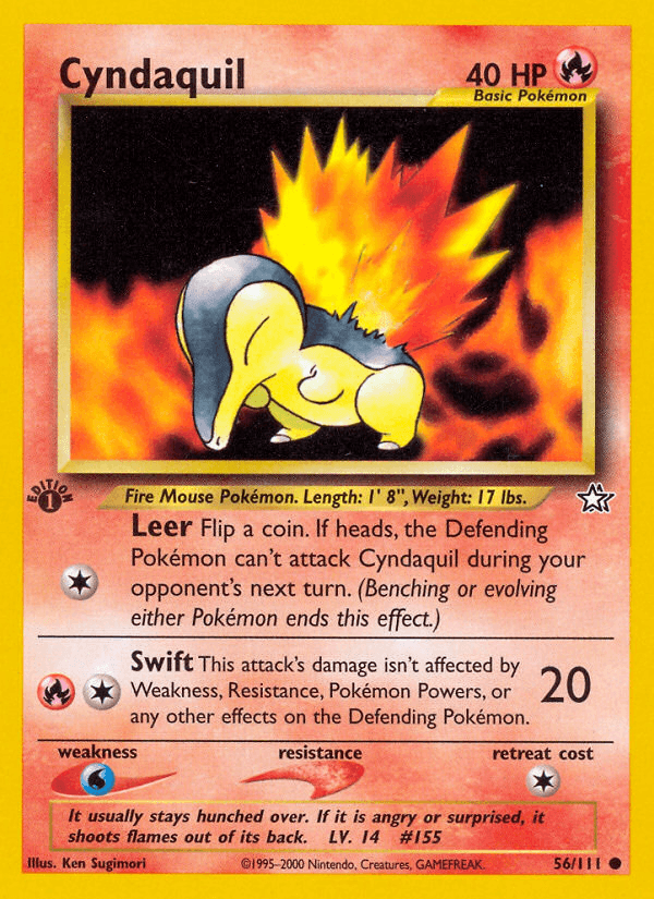 Cyndaquil from Neo Genesis