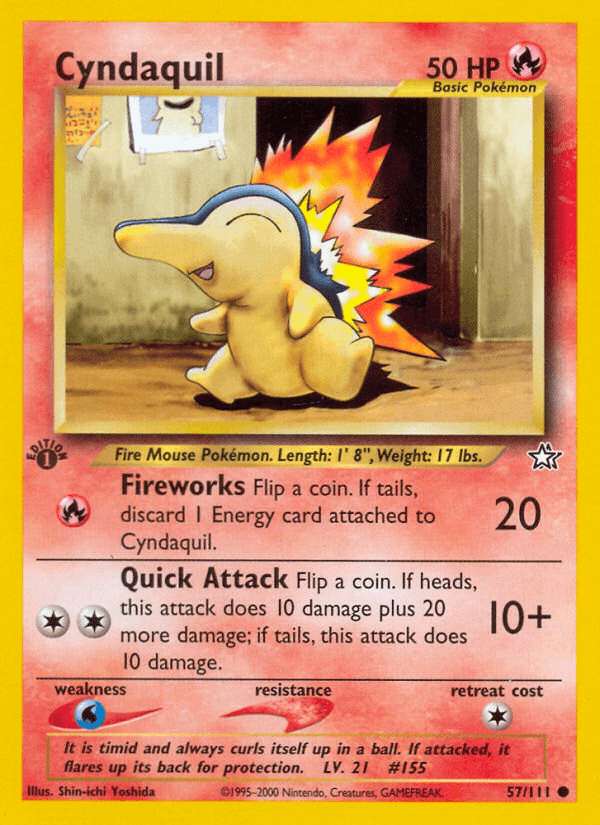 Cyndaquil from Neo Genesis