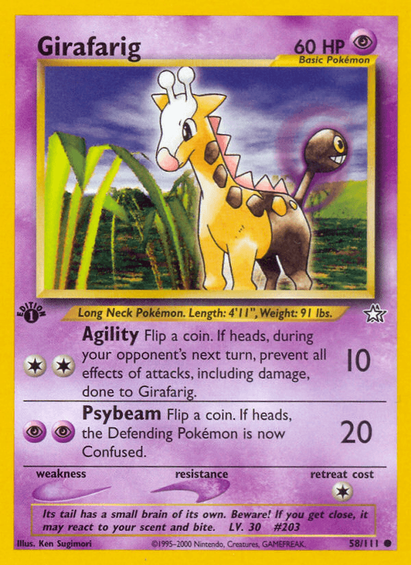 Girafarig from Neo Genesis