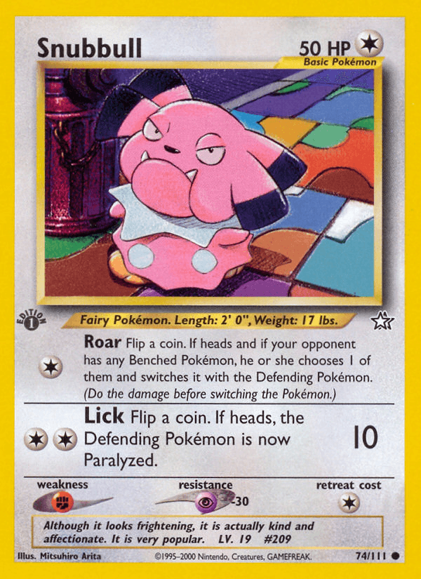 Snubbull from Neo Genesis