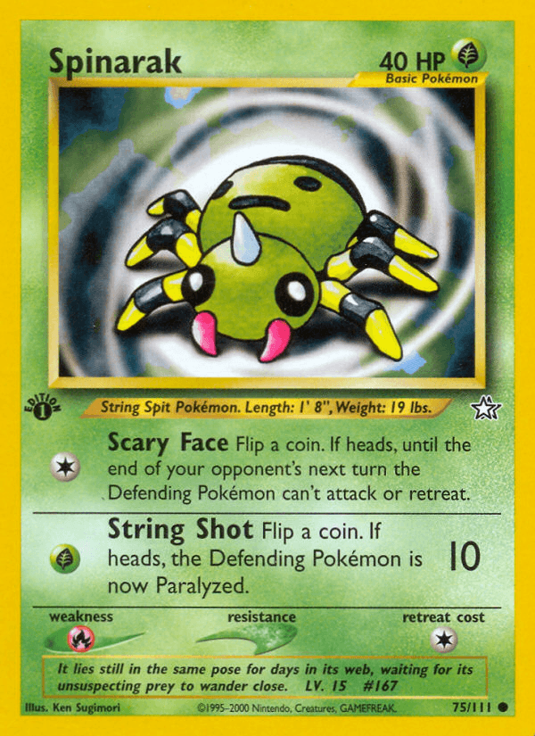 Spinarak from Neo Genesis