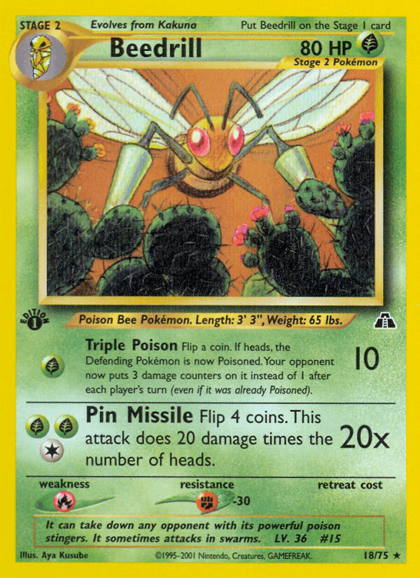 Beedrill from Neo Discovery