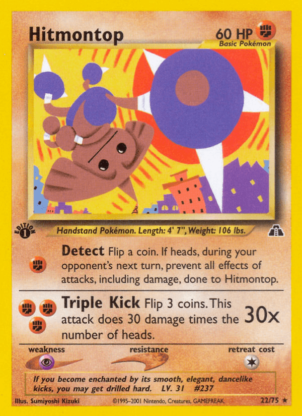Hitmontop from Neo Discovery
