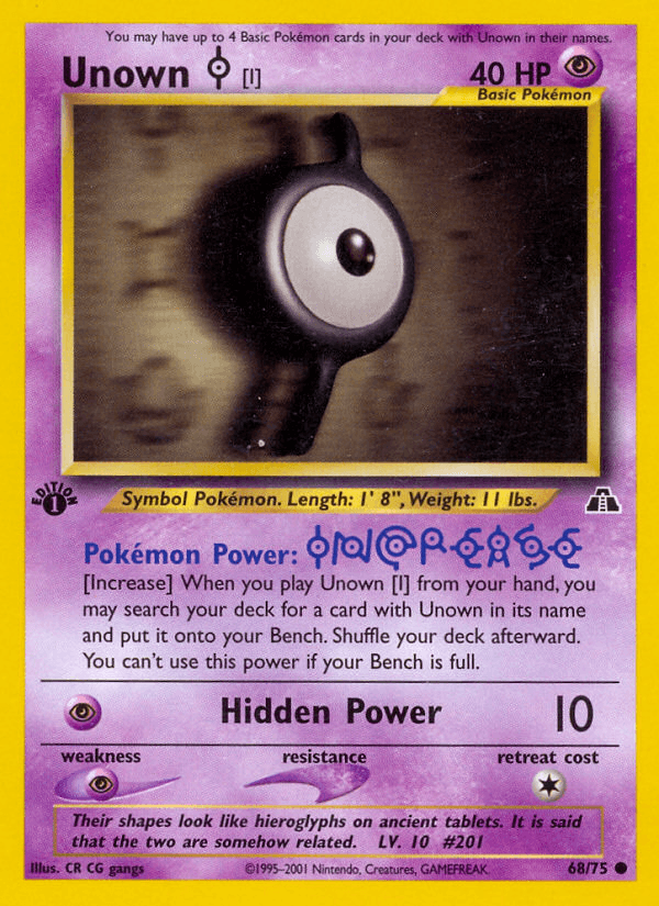 Unown [I] from Neo Discovery