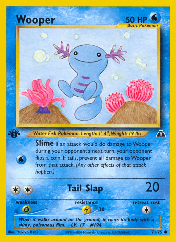 Wooper from Neo Discovery